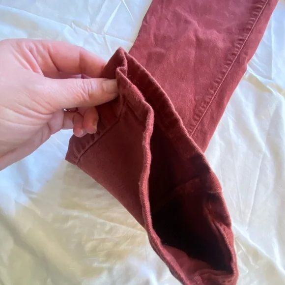 Levi's Brick Red stretch women’s Denim Jeans - Picture 3 of 8